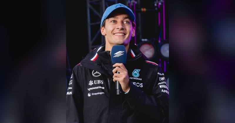George Russell, Formula One driver, Mercedes. File photo, 2024.