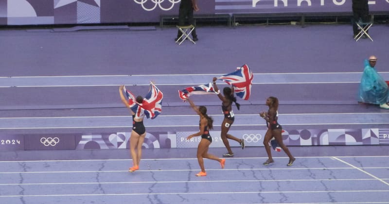 Amy Hunt, British sprinter. File photo, 2024.